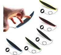 5 tavole da surf per dita, 5 colori, giocattolo creativo con punta delle dita, per bambini, adolescenti, adulti, surfisti (blu, verde, giallo, rosso, bianco)