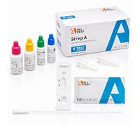 5 Test Streptococco Alltest Rapido Strep A Kit Completo con Tampone Test Faringeo Risultato Rapido Facile Uso Singolarmente Confezionati Test Streptococco Gruppo A Kit Diagnostico Rapido