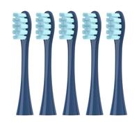 5 testine di ricambio, compatibili con le testine degli spazzolini da denti Oclean X Pro Digital, X Lite, X10, X Ultra, Air2, F1(5 blue)