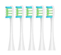 5 testine di ricambio, compatibili con le testine degli spazzolini da denti Oclean X Pro Digital, X Lite, X10, X Ultra, Air2, F1(5 white)