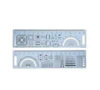 5 Tipo 9CM 15CM 20CM 25CM 30CM Righello PCB Strumento di misurazione multifunzionale Resistore Condensatore Chip IC S/MD Diodo Transistor(15CM C)