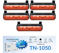 5 Toner compatibile per Brother TN-1050 HL-1110 DCP-1510 MFC-1810 1910W