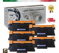 5 Toner Compatibili Brother TN2220 HL2130 HL2230 HL2250 DCP7055 DCP7057 MFC7360