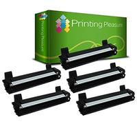 5 Toner Compatibili TN1050 Cartuccia Laser per Brother DCP-1510, DCP-1512, DCP-1610W, DCP-1612W, HL-1110, HL-1112, HL-1210W, HL-1212W, MFC-1810, MFC-1910W - Nero, Alta Resa