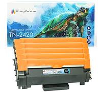 5 Toner Compatibili TN2420 [con CHIP] Cartucce Laser per Brother HL-L2310D L2350DW L2370DN L2375DW DCP-L2510D L2530DW L2550DN MFC-L2710DN L2710DW L2730DW L2750DW - Nero, Alta Resa (3.000 Pagine)