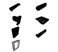 5" Touchscreen Display Mount & Cover Kit for Lulzbot Taz 3/4/5 3D Printers