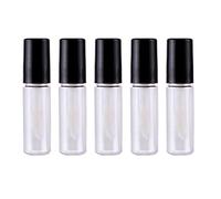 5 tubetti vuoti per lucidalabbra, tinta per labbra, olio per ciglia, contenitore fai da te, flaconi da 2 ml, nero trasparente, n. 7, Nero trasparente, tipo 7, Type 7, come descrizione