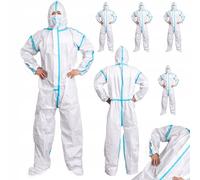 5 TUTE PROTETTIVE MONOUSO DA PITTORE, MEMBRANA MICROPOROSA DA 185 CM