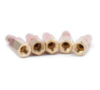 5 ugelli per saldatura a gas ossipropano, punte per torce H01-6, accessori per ugelli di ricambio, 0,9 mm, 1,0 mm, 1,1 mm, 1,2 mm, 1,3 mm (1,3 mm)