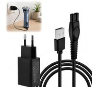 5 V Caricabatterie per rasoio compatibile con Philips OneBlade One Blade 3000X/5000X/8000/i9000 360, QP1924 QP2724 QP2734 QP2824 QP2834 QP4631 MG5910 MG7910 510, Cavo USB 1 m per tagliaerba Bodygroom