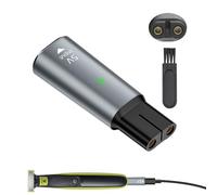 5 V Type-C Caricabatterie Adattatore per Phillips OneBlade QP2734 QP2724 QP2824 QP2834 QP4631 MG5910 MG7910 MG9510 QP1924 QP1324 USB-C Shaver Trimmer Charger Converter Compatibile con Philipp (Grigio