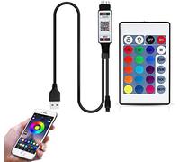 5 V USB Powered Bluetooth controller 4 pin RGB LED Controller con 24 tasti IR telecomando per strisce LED RGB 2835 5050