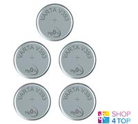 5 VARTA 393 SR754W Batteria Argento 1.55V a Moneta Pila a Bottone Orologio Exp