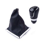 5 velocità Pelle stivale spostamento pomello del cambio Fit For Ford Focus 05-12