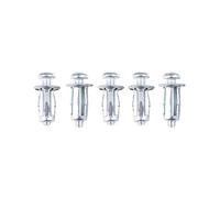 5 Vite ad espansione Petalo Dado Ferro Zinco for Parete cava | M5 M6 Ali di ancoraggio da 25 mm Installazione sicura con scanalature incrociate(M6x25)