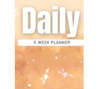 5 Weekly Planner: Weekly planning pages, monthly calendar, and master task lists