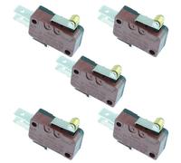 5 x 12mm Microswitch V3 SPDT 16A 250VAC Microinterruttore Con Leva A Rullo