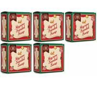 5 x 150 g Mysore Sandal Bath Soap Bar, ORIGINALE di Karnataka Soaps Ltd. scad...