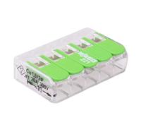 5 x 221-425 WAGO Green Connettore Compatto a Leva 5 Vie 4mm² 32A