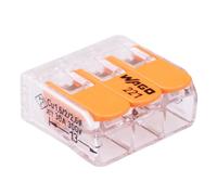 5 x 221-613 WAGO Connettore Compatto a Leva 3 Vie 6mm² 41A