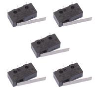 5 x 22mm Mini Microinterruttore PCB V4 SPDT Leva 5A