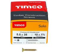 5 X 35mm Pozidriv Doppio Svasate Zyp Solo Truciolare & Viti Legno 200 Confezione