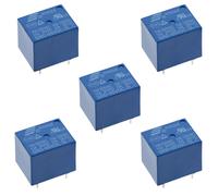 5 X 5V Mini Power Songle Relay SPDT 5-Pin PCB