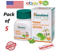(5 x 60 = 300 compresse) Himalaya Tulasi per il benessere respiratorio...