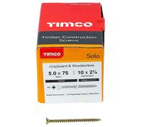 5 X 75mm Pozidriv Doppio Svasate Zyp Solo Truciolare & Viti Legno 200 Confezione