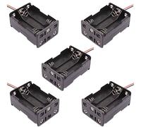 5 x AAA x 6 Porta Batterie Switch Electronics con Cavi 150mm