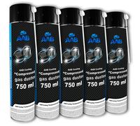 5 x AABCOOLING spray ad aria compressa 750 ml Air Duster pulizia...