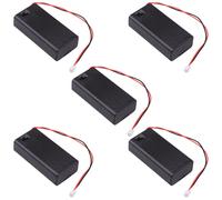 5 x AAx2 Portapile Chiuso Con Interruttore Spina 2-Pin