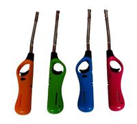 5 x Accendisigari a gas asta flessibile pratica per cucina e camino, ecologico e ricaricabile, accendi fuoco stufa a legna e barbecue, luci elettriche per candela, per interni ed esterni, 27 x 4 x 2,7