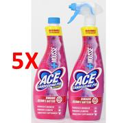 5 X Ace Spray Mousse Candeggina Piu' Armonie Floreali 700 Ml + Ricarica 700 Ml