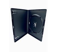 5 x Amaray custodie Singole per Dvd/CD/Blu Ray, per Contenere 1 Disco di Qualsiasi Formato, con Dorso da 14 mm e Custodia Esterna per opere d'Arte, Confezione da 5