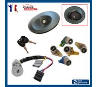 5 X Cilindro Porta + Antifurto Direzione + Serbatoio Porta Laterale Per Kangoo