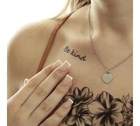 5 x Be kind - Be free - Tatuaggio con tratto - Tatuaggio temporaneo per la pelle (5)