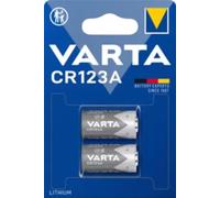 5 x blister Varta da 2: batterie CR123A 3V 06205 primarie litio manganese