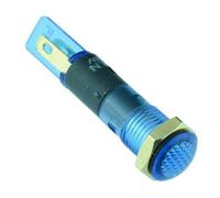 5 X Blu LED Indicatore Pannello 8Mm 220V