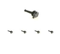 5 x Bobina d'accensione BOSCH per FORD, VOLVO C30, C70 II, FOCUS II, FOCUS MK2
