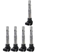 5 x Bobina d'accensione HELLA per AUDI, SEAT, SKODA, VW A1, A3, A3 8P, A3