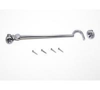 5 X Cabina Ganci Silenzioso Tipo Con Occhi 200mm 8 " ; Ottone Cromato + Viti Su