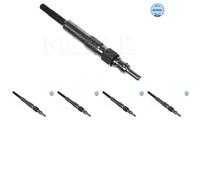 5 x Candela a incandescenza MEYLE per AUDI, DACIA, FORD, MITSUBISHI, NISSAN,