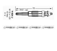 5 x Candela a incandescenza NGK per ALFA ROMEO, ARO, BMW, CHRYSLER, CITRON,