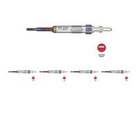 5 x Candela a incandescenza NGK per AUDI, SEAT, SKODA, VW A3 8P, A3 8P/8PA/8P7,