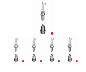 5 x Candela NGK per ALFA ROMEO, CITRON, PEUGEOT, RENAULT 21, 21