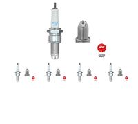 4x NGK BUR5ET (3377) Standard CANDELE For VW GOLF Mk3 1.4 11/91>07/95