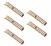 5 x Connettore Test Banana 2mm Oro Donna 15A Switch Electronics