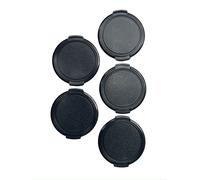 5 X Copri Obiettivo 55mm Laterale Scatto Copriobiettivo Lato Presa Five Tappi