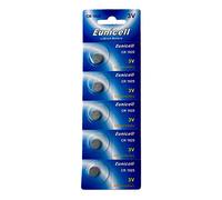 5 X CR1025 3 V batteria a bottone al litio (1 Blister ercard a 5 Batterie) prodotto di marca eunicell